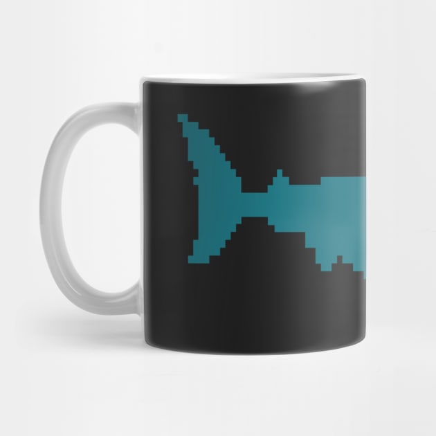 San Jose Hockey Shark Pixel by OrganicGraphic